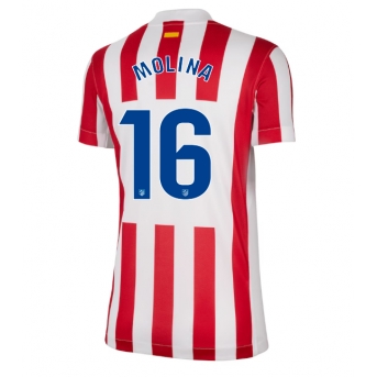 Billige Fotballdrakt Atletico Madrid Nahuel Molina #16 Replika Hjemmedrakt Dame 2025-26 Kortermet